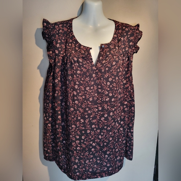 Signature Tops - Women Floral Print Blouse